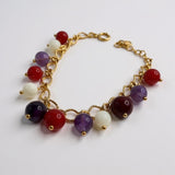 BRACCIALE MISTO VIOLA