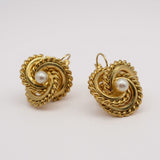 ORECCHINI INTRECCIO CON PERLA