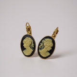 ORECCHINI CAMMEO NERO