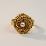 Anello Intreccio Perla