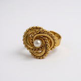 ANELLO INTRECCIO CON PERLA