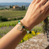 BRACCIALE VERDE CON SWAROSVKI